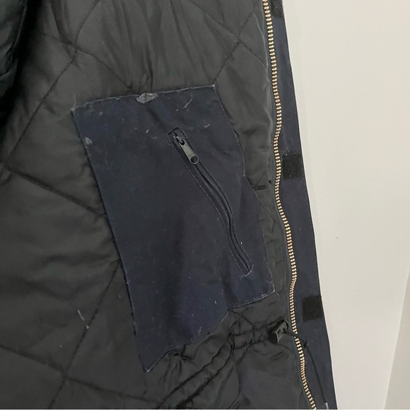 Carhartt Men’s Quilted Winter Duck Coat Navy Blue Size 3XL Logo Patch - Picture 10 of 13